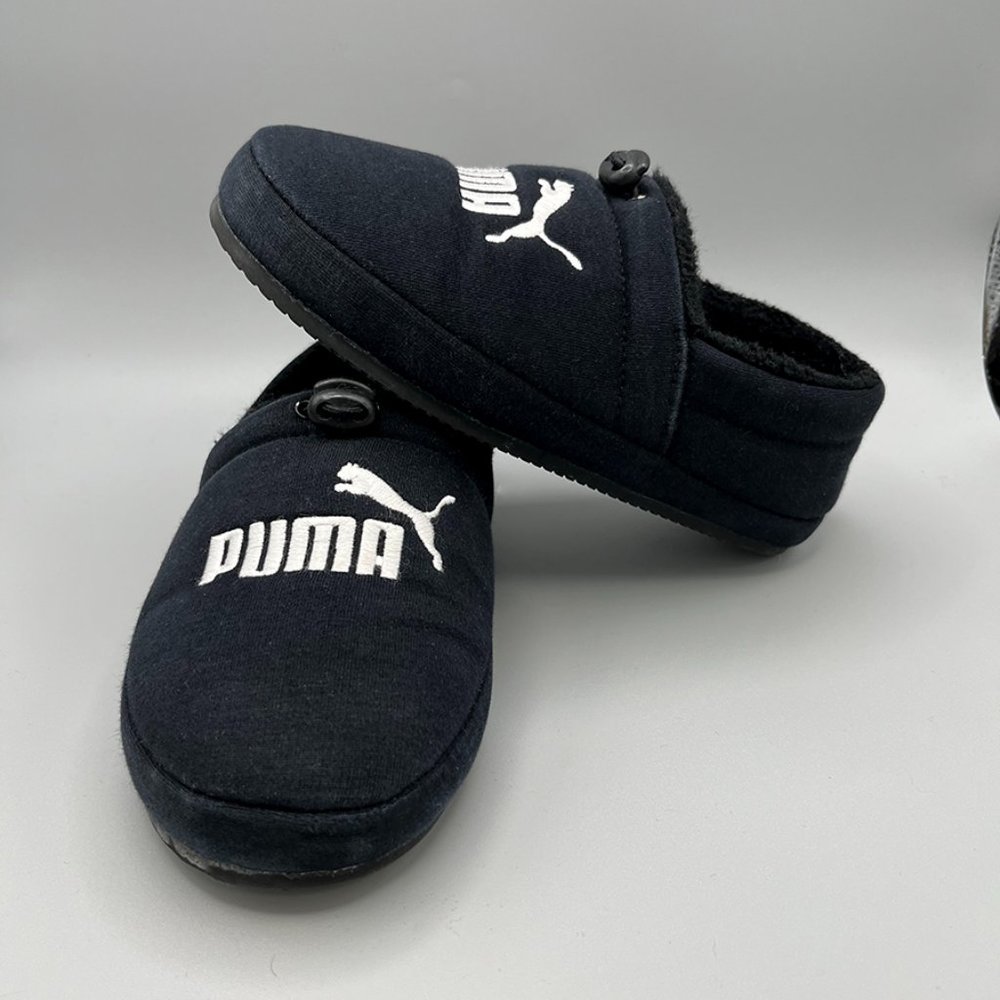 Puma Tuff Moccasin Jersey Slippers, Black